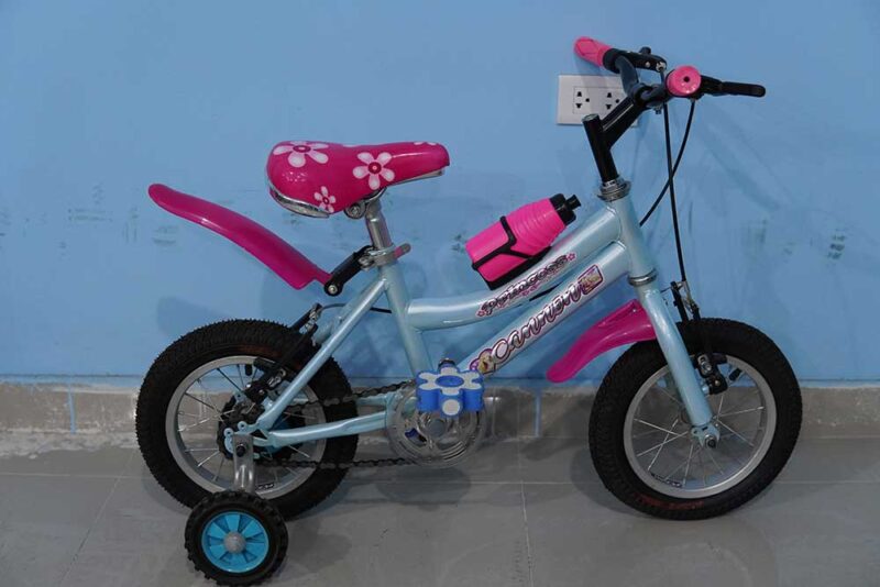bicicleta aro 12 para niña color celeste