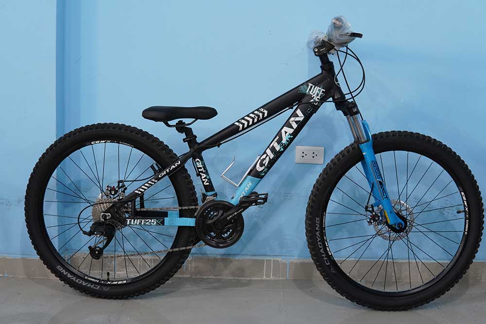 bicicleta marca gitan 26 con amortiguador adelante